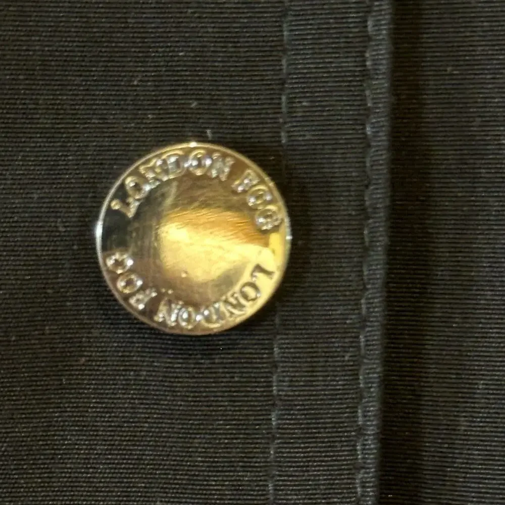 London Fog Women’s Large Black Hooded Full Zip Jacke/Coat with Flannel Lining - Picture 10 of 11